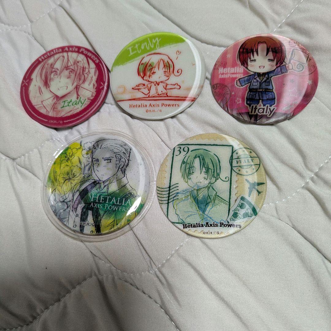 ヘタリア チェンジング 缶バッジ イタリア 5個セット