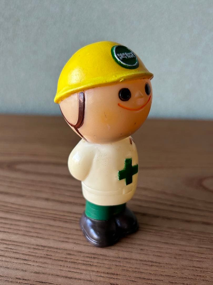 珍品 昭和57年頃 大成建設 ソフビ人形 週刊文春 コラム 立ち話 キャラクター