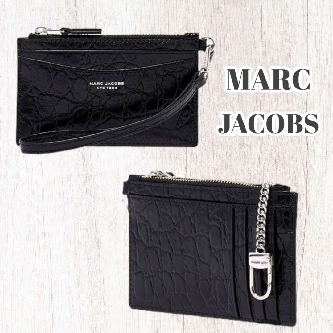 マークジェイコブス スリム クロコ エンボス リストレット　財布