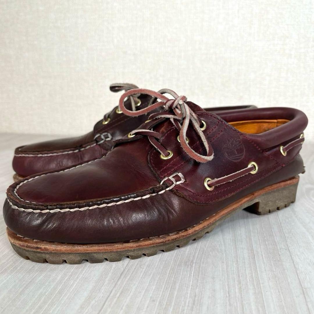 【コラボ別注】ティンバーランド×ビームス　3EYE デッキシューズ　クレイジー色