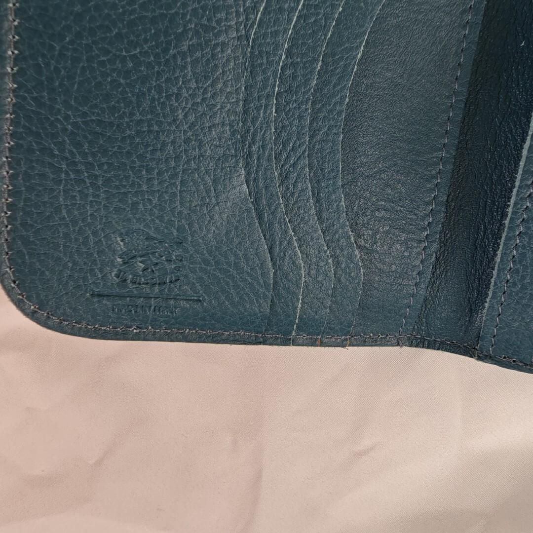 未使用級　イルビゾンテ 二つ折り財布 ☆ブルーデニム☆