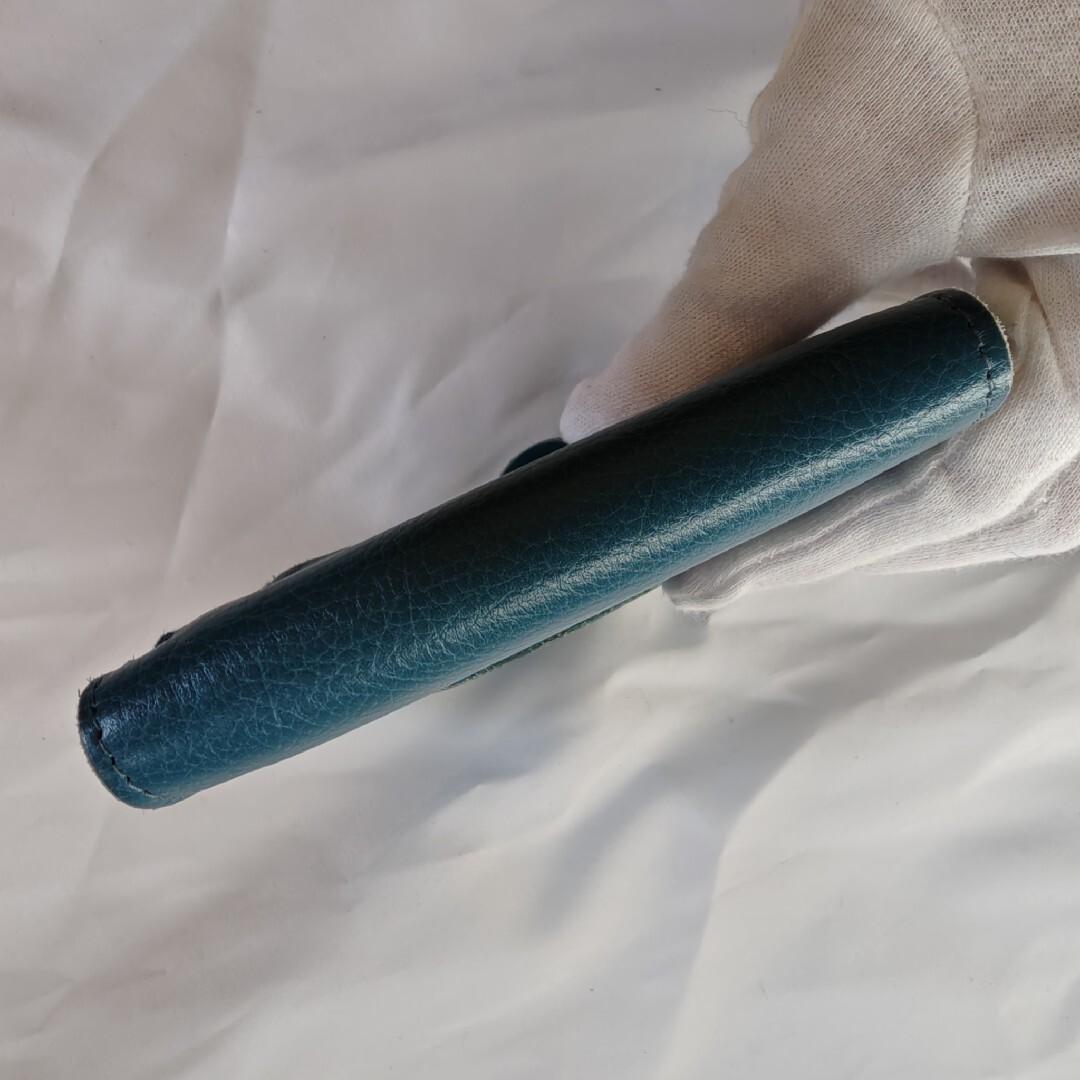 未使用級　イルビゾンテ 二つ折り財布 ☆ブルーデニム☆