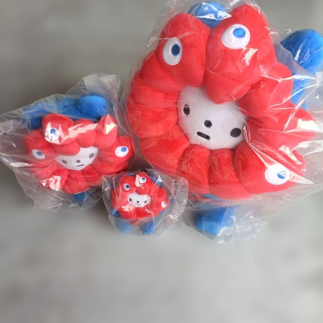 3点セット　きっこうちゃん　ミャクミャク　ぬいぐるみ　Ｓ　Ｍ　Ｌ　万博