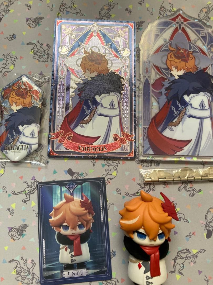 霜痕与权焰シリーズ ファデュイ執行官 公子（タルタリヤ）セット