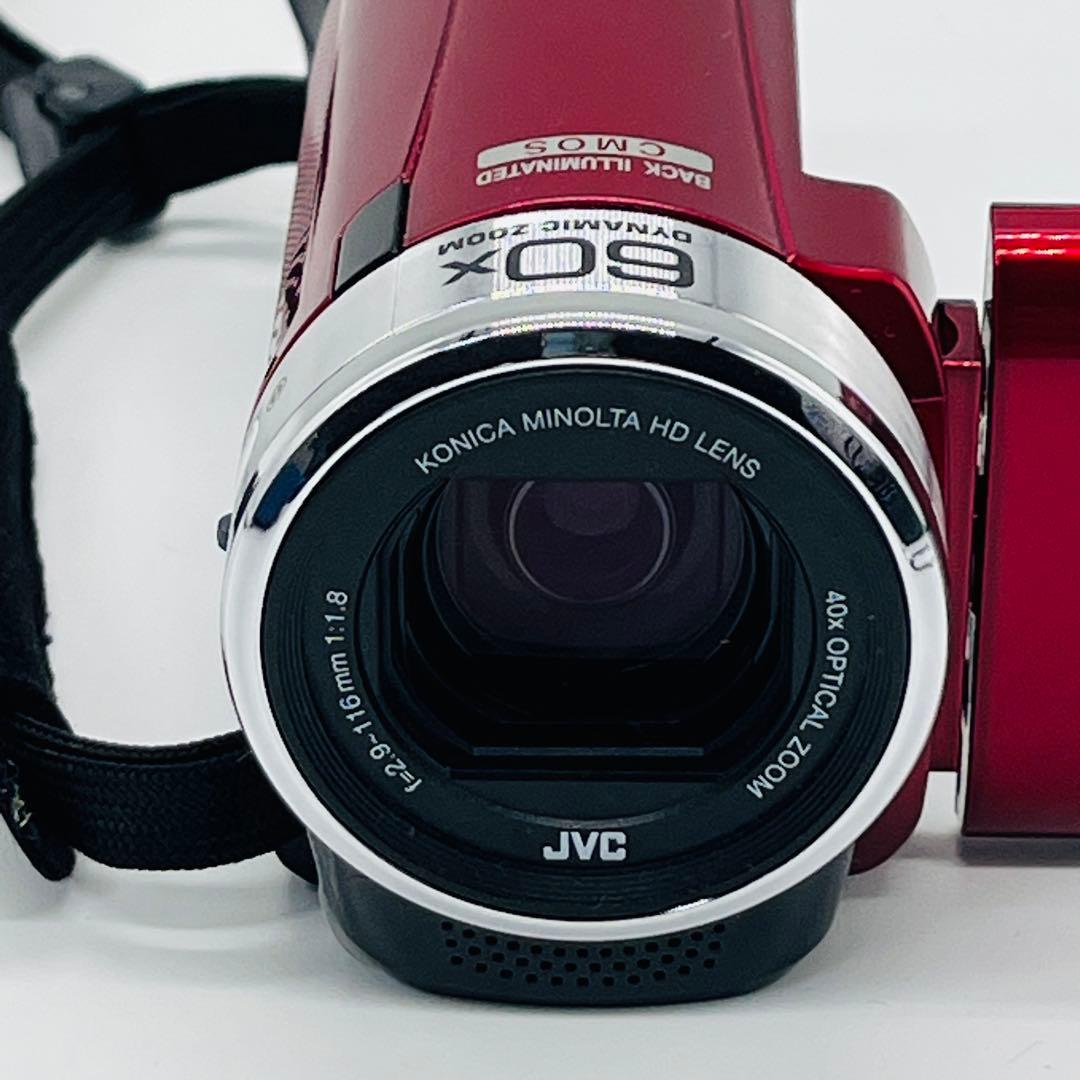 ★極美品★　GZ-E770-R JVC エブリオ ビデオカメラ レッド
