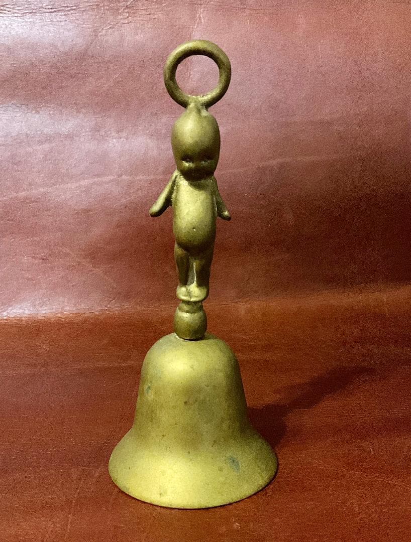 100年前のキューピーの真鍮ベル　アンティーク