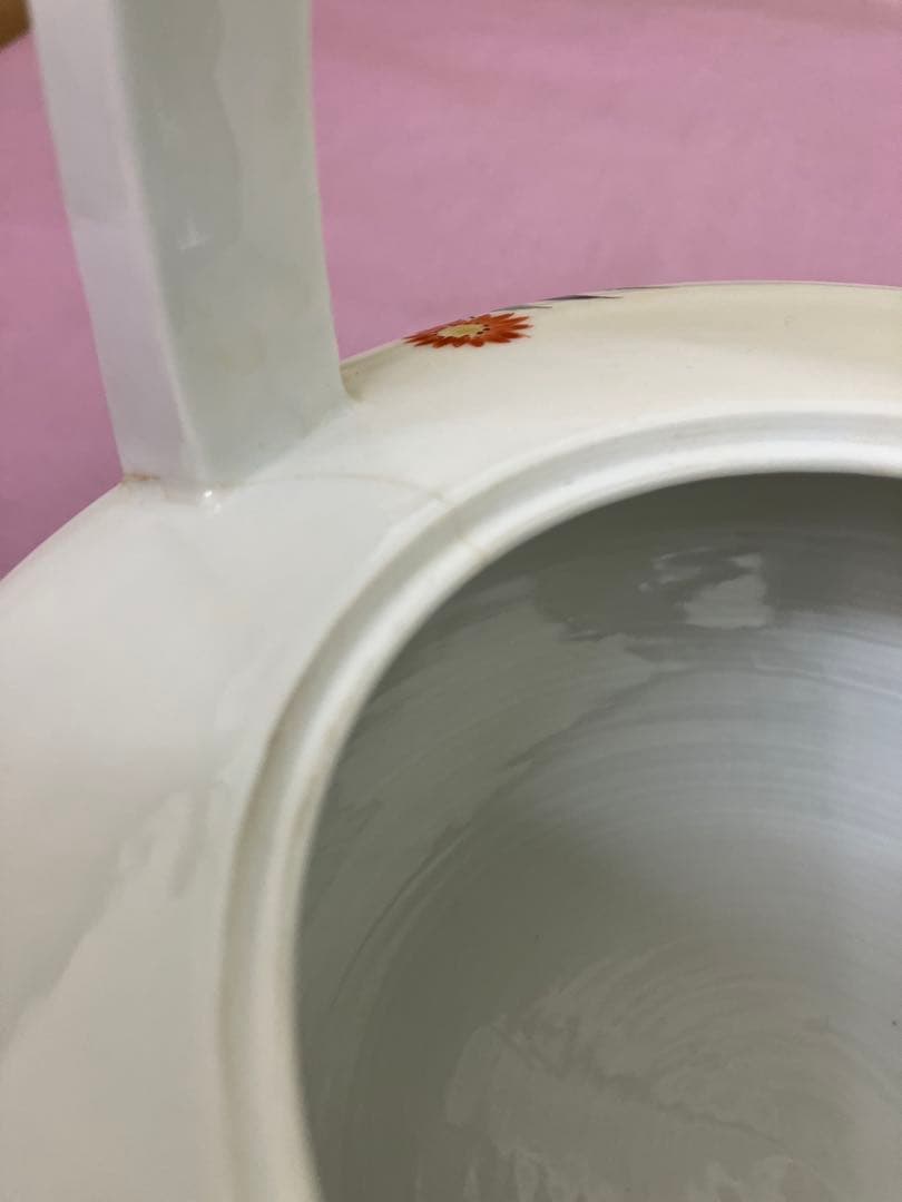 濁手　菊花文銚子