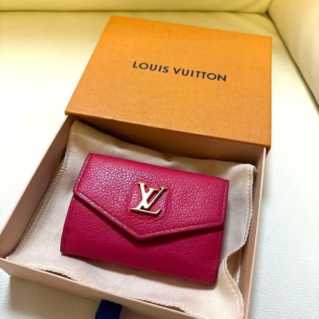 LOUIS VUITTON ピンク 三つ折り財布