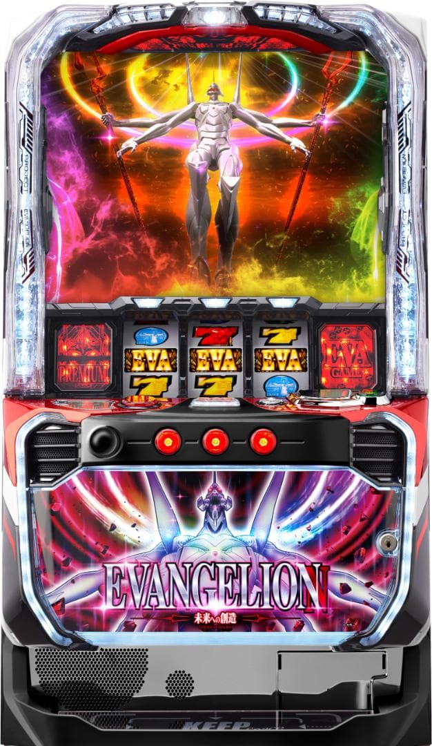 【パチスロ実機】ビスティ★エヴァンゲリオン～未来への創造～【スマスロユニット付】