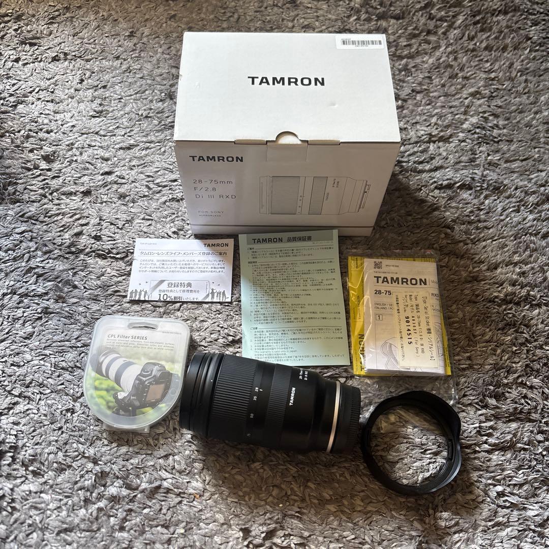 TAMRON 28-75mm F/2.8 Di III RXD Eマウント