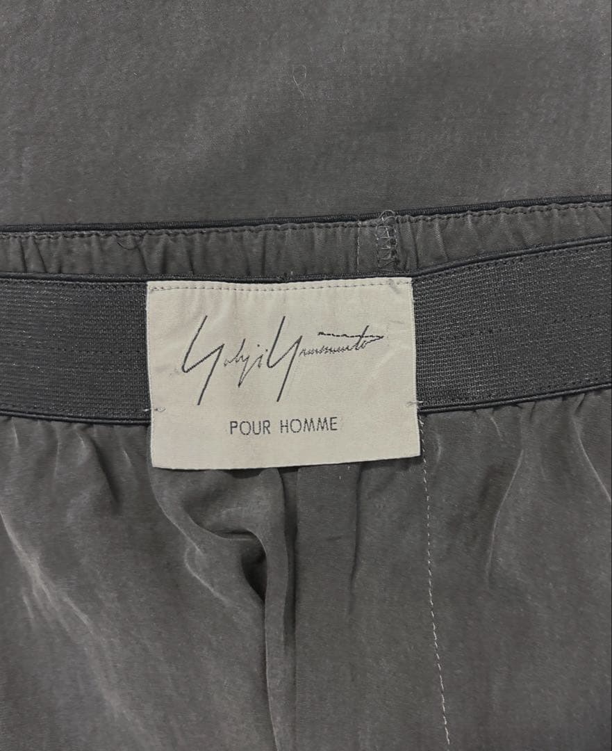 yohji yamamoto pour homme シルク ワイドパンツ
