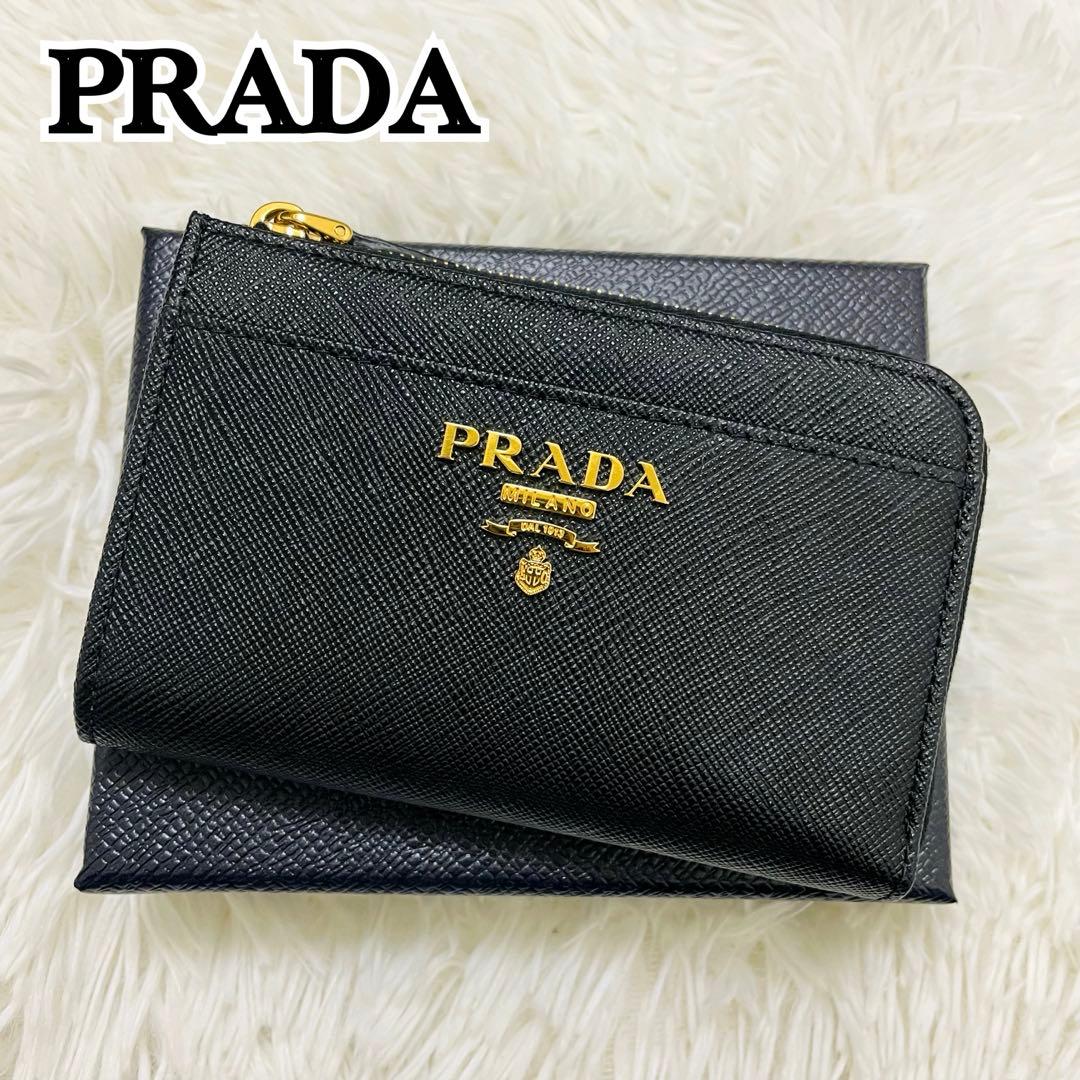 未使用級✨付属完備✨PRADA キーリング付 キーケース ケース ブラック