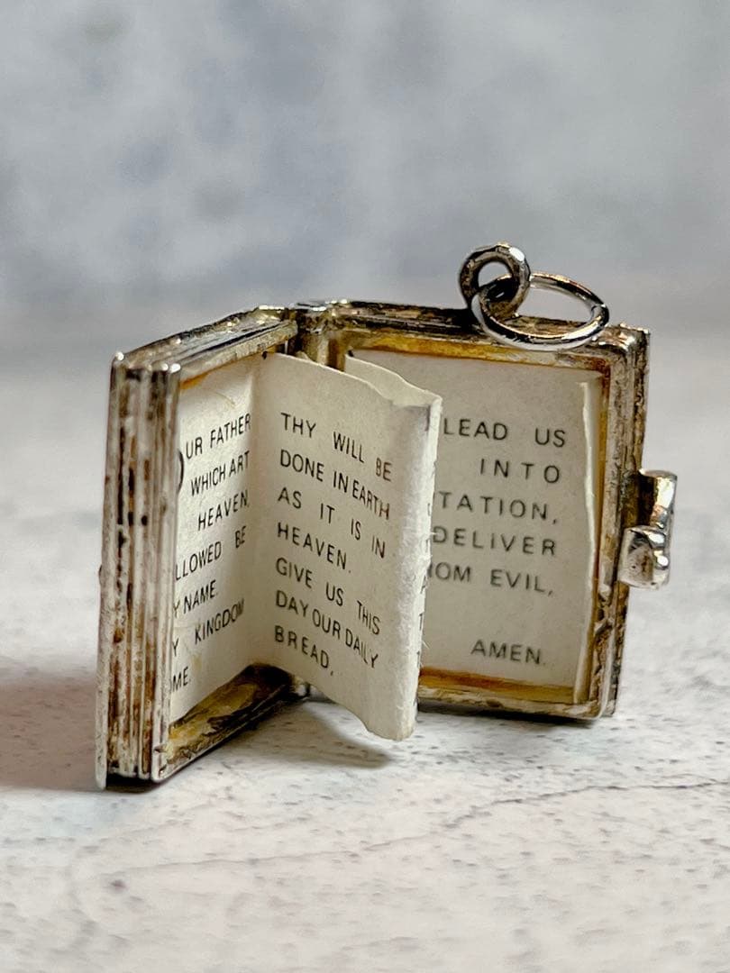 アンティーク　ペンダント　聖書　ホーリーバイブル　ネックレス