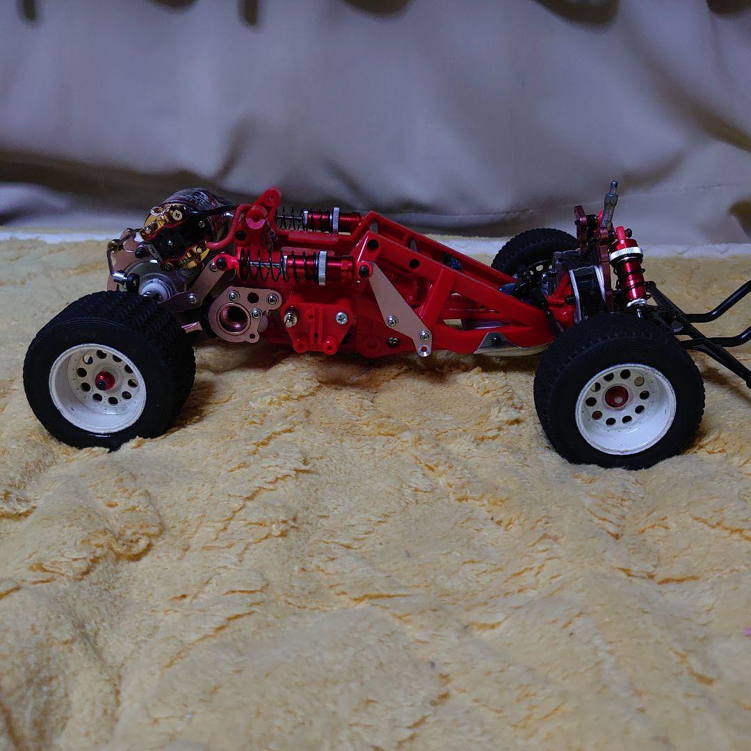 タミヤ　マイティフロッグ　カスタム　ランチャ037ラリーボディ付き