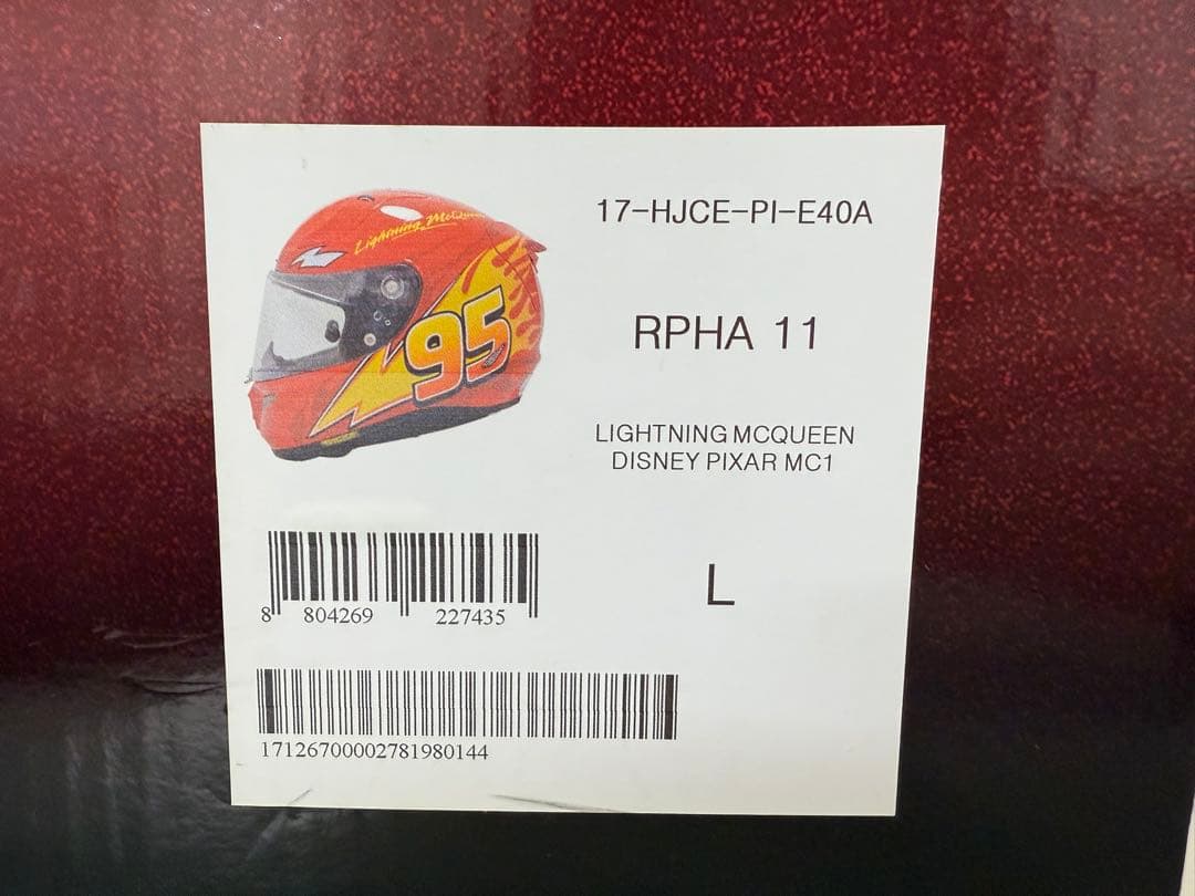 HJC カーズ ヘルメット RPHA 11 Lightning McQueen