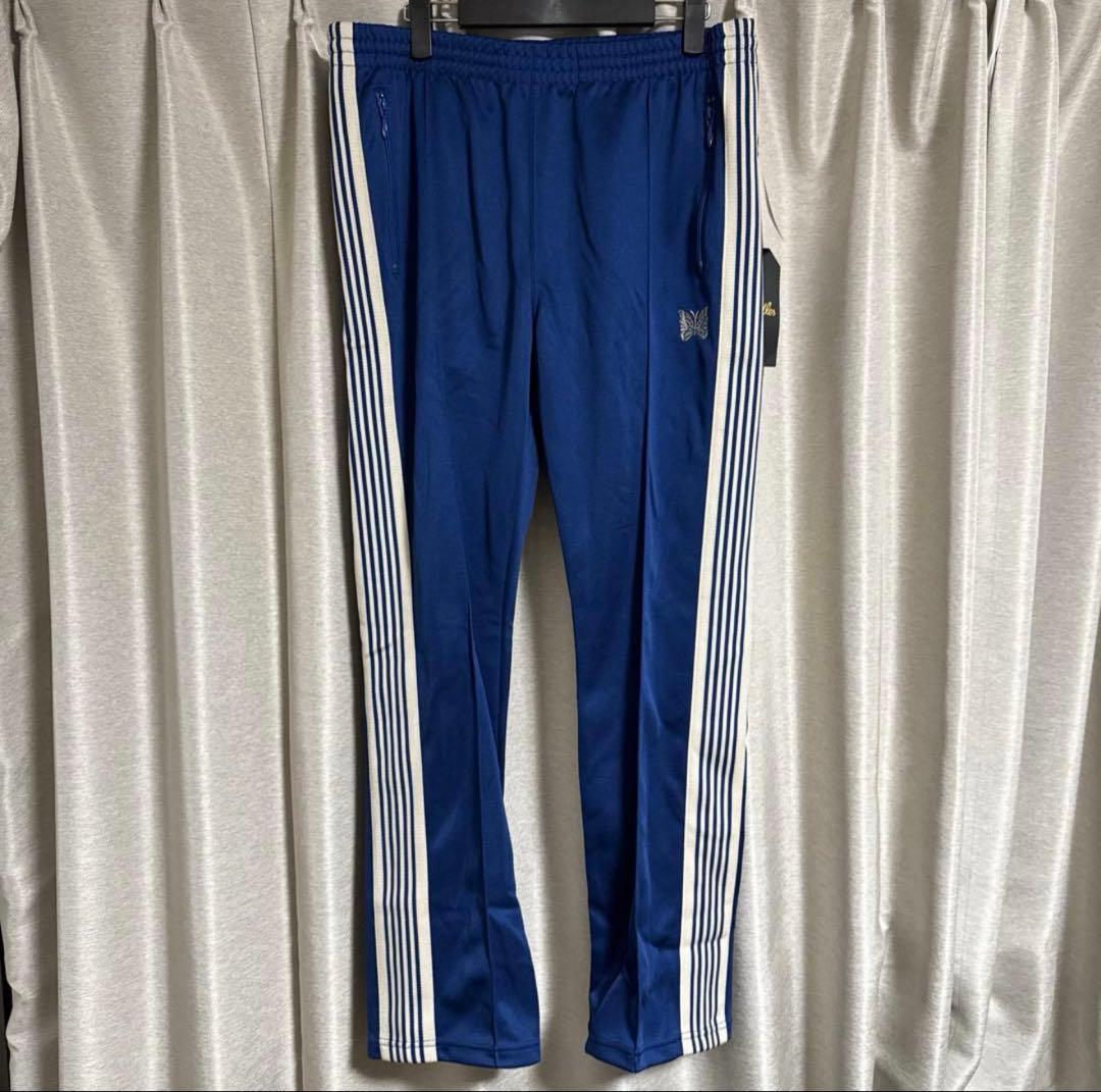 NEEDLES TRACK pants L ロイヤルブルー 人気商品