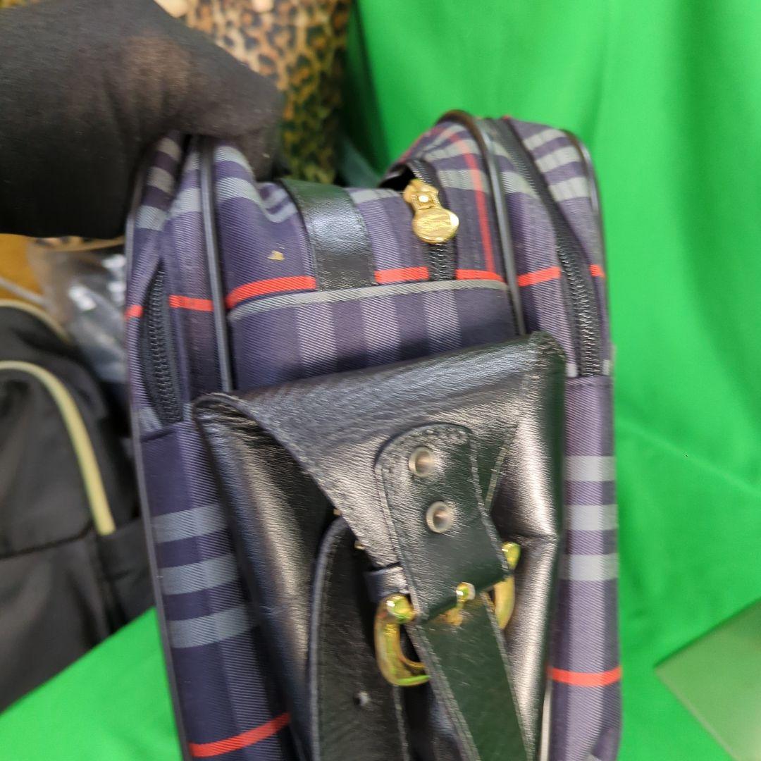 バーバリー　ボストンバッグ　希少デザイン　ヴィンテージ