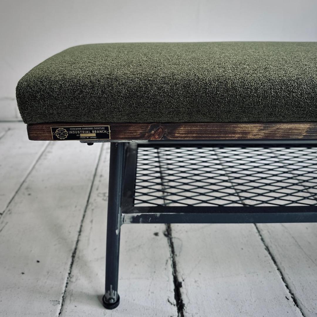 ★週末セール★インダストリアルブランチ【リビングベンチ（展示品）】アイアン家具
