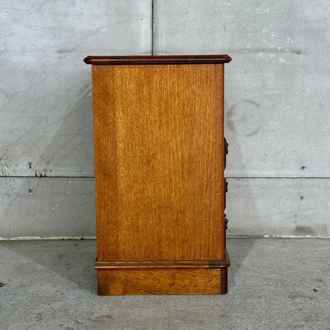 ✦昭和レトロ✦ 1981年製 サイドチェスト 木製 オーク無垢 アンティーク