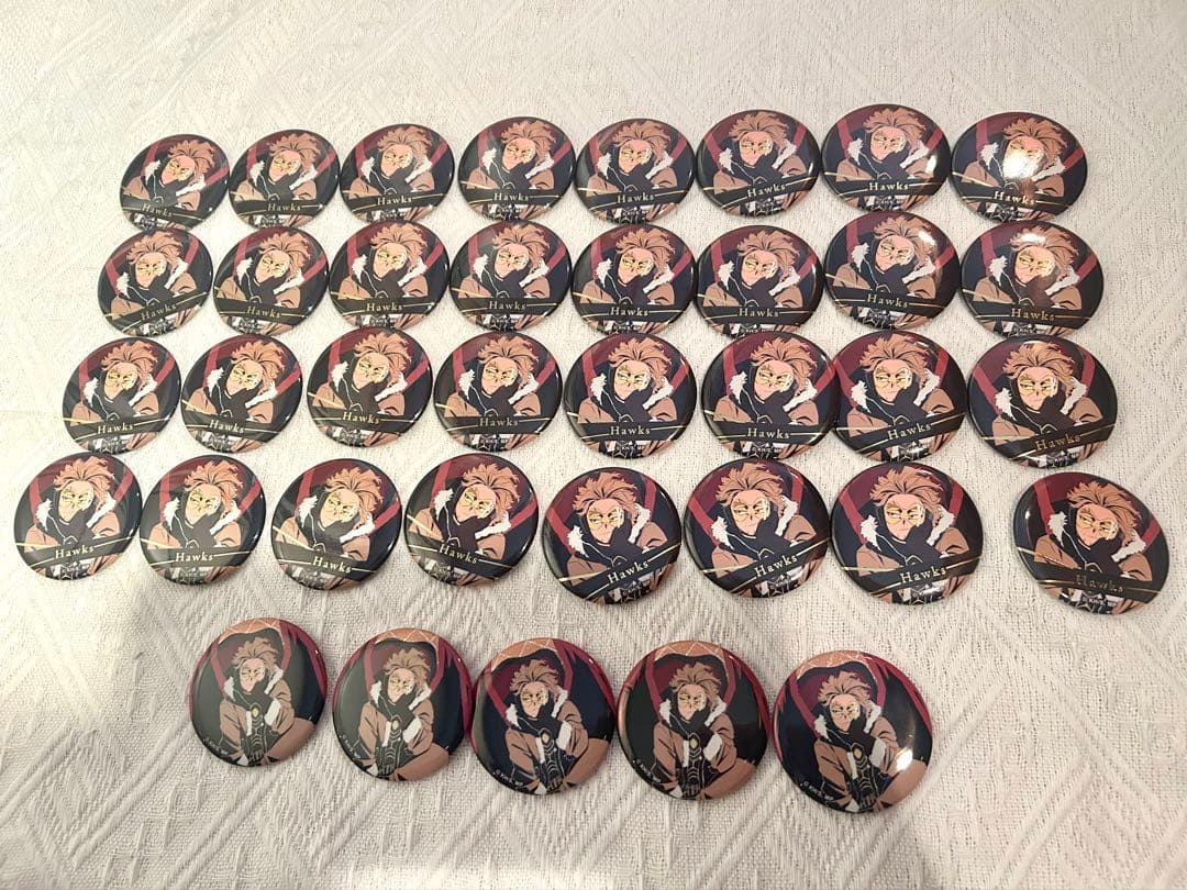ホークス　缶バッジ　ヒロアカ