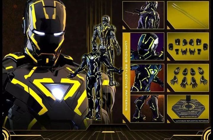 ホットトイズ　アイアンマン2.0 NeonTech