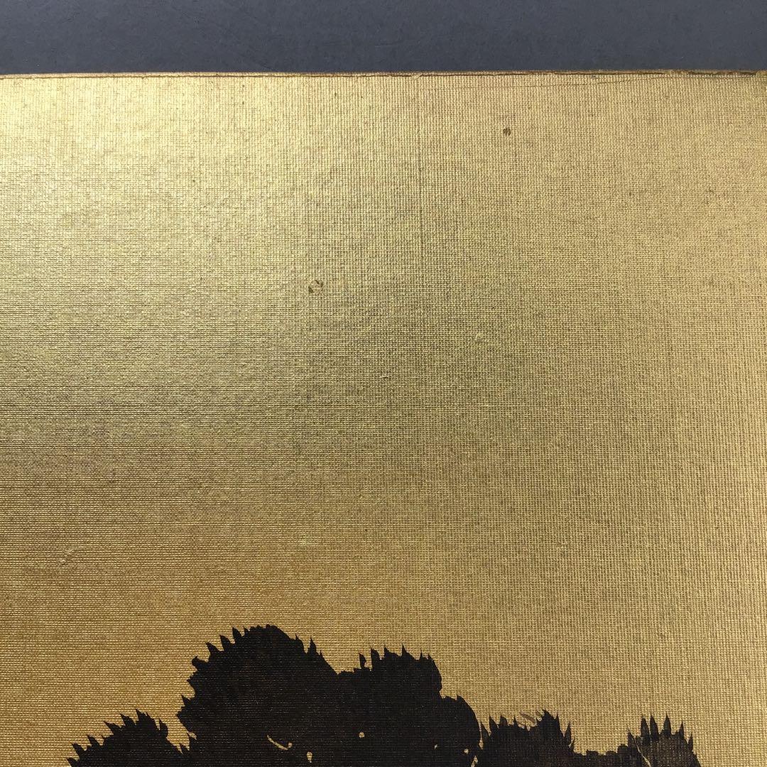 色紙　松、鶴、旭日を金地に描いた吉祥画　配送用袋　S1039SS