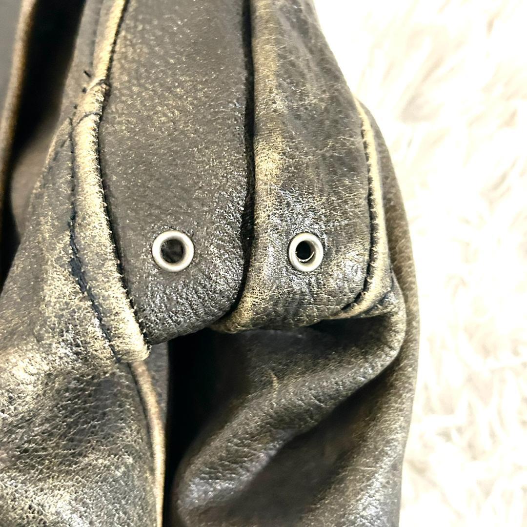 レザージャケット シングルライダース 本革 RAINBOW RBC メンズ L