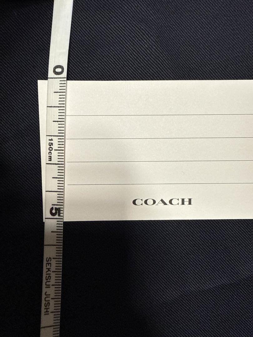 COACH ネームタグ シグネチャー ラゲッジタグ グリーンマルチ