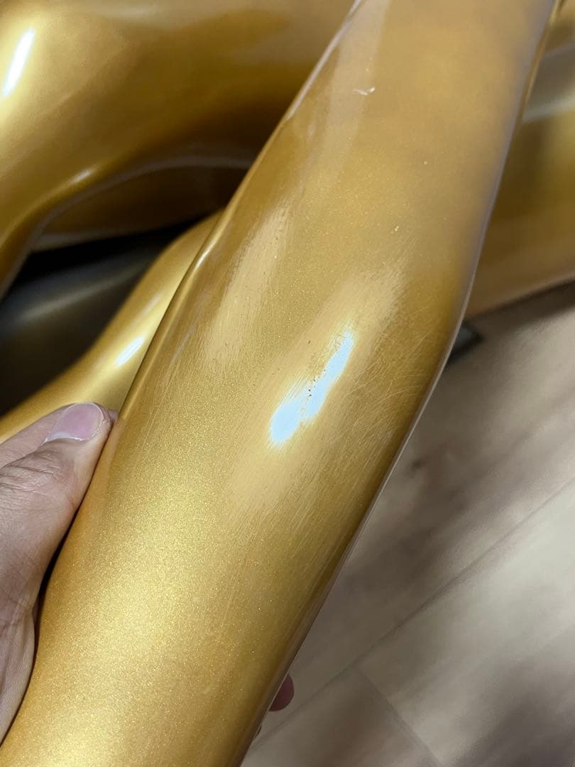 女性用　マネキン　ゴールド　トルソー　全身　178cm 特大