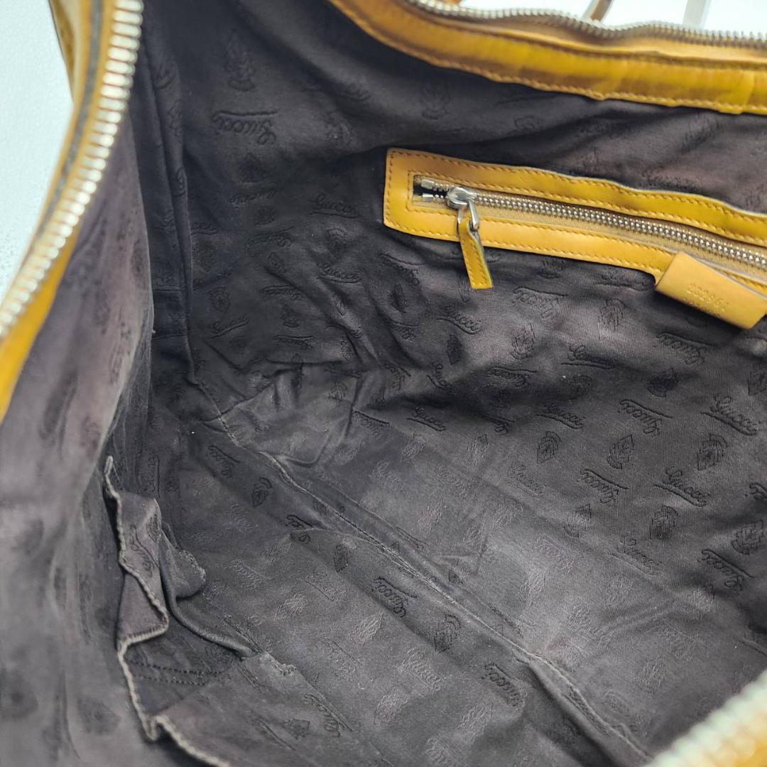 グッチ ワンショルダーバッグ グッチシマ ホーボー型 オールレザー A4 肩掛け