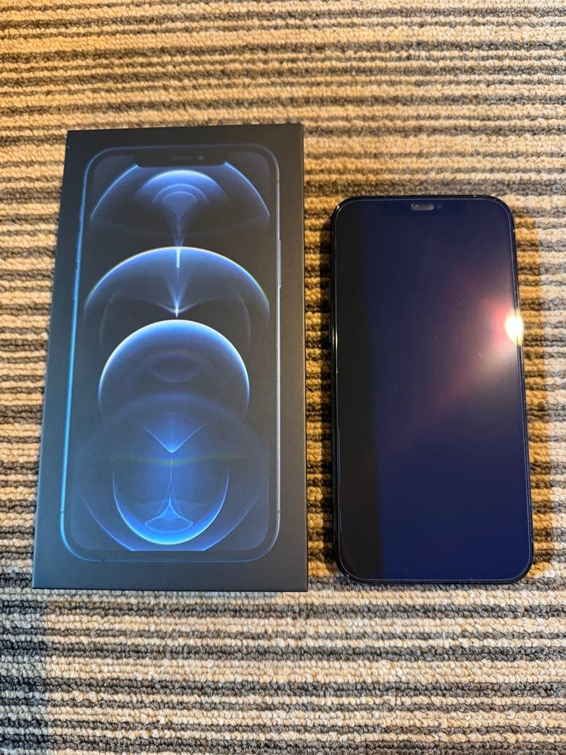 Apple iPhone 12 Pro 256GBパフィシックブルー 箱付き