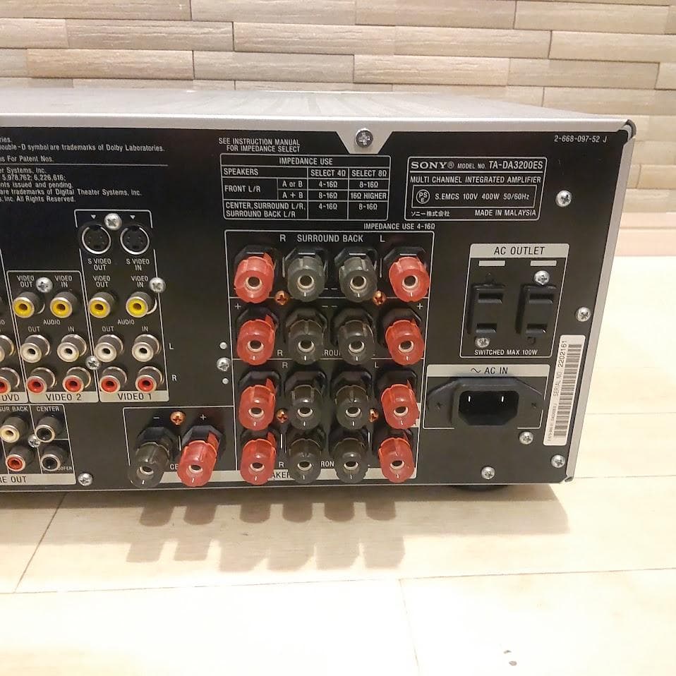 SONY ソニー インテグレートアンプ TA-DA3200ES リモコン付き