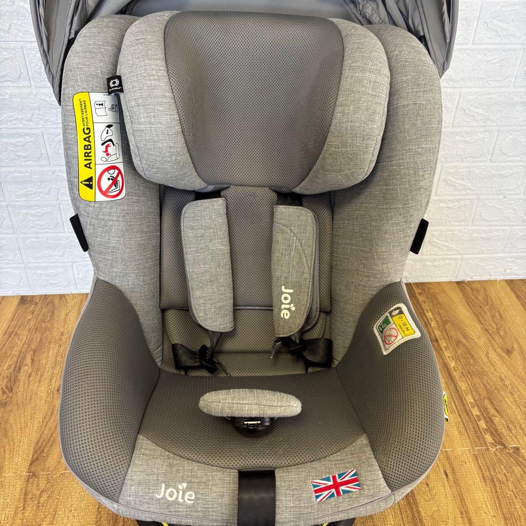 美品　JOIE チャイルドシート アイ・アーク360°キャノピー付　グレー