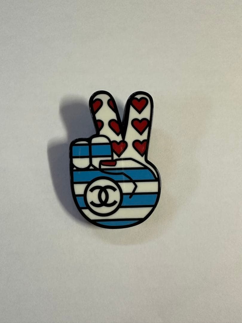 CHANEL シャネル　ココマーク　ピース　ブローチ　14K