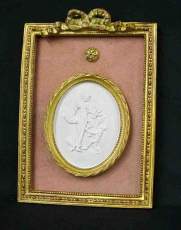 要問合せ♥️ヨーロピアン空間♥️ロココ調　リボン　額　カメオ　天使　２つセット