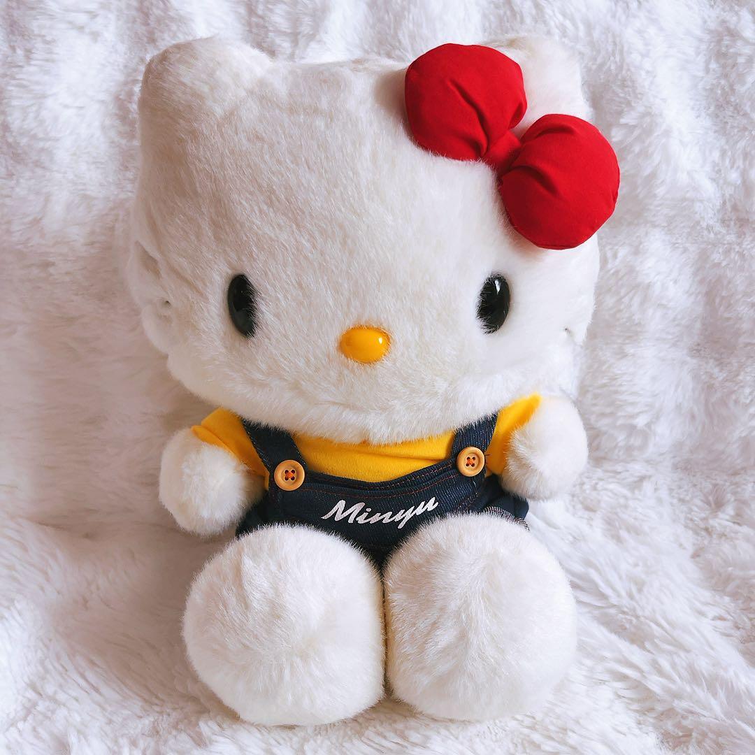 希少レア　ハローキティ　レトロぬいぐるみ　BIGぬいぐるみ 平成レトロ　サンリオ