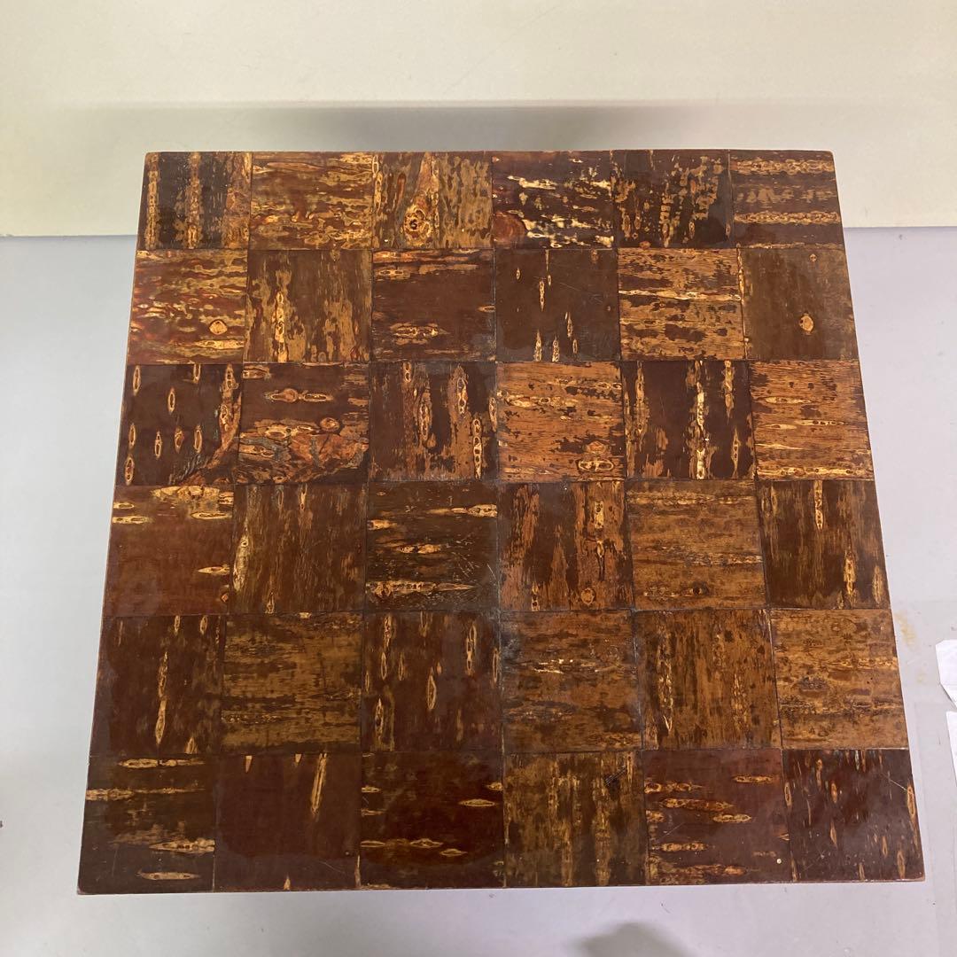 B-1 【美品】伝統工芸 樺細工（桜皮細工） 飾り棚 / サイドテーブル