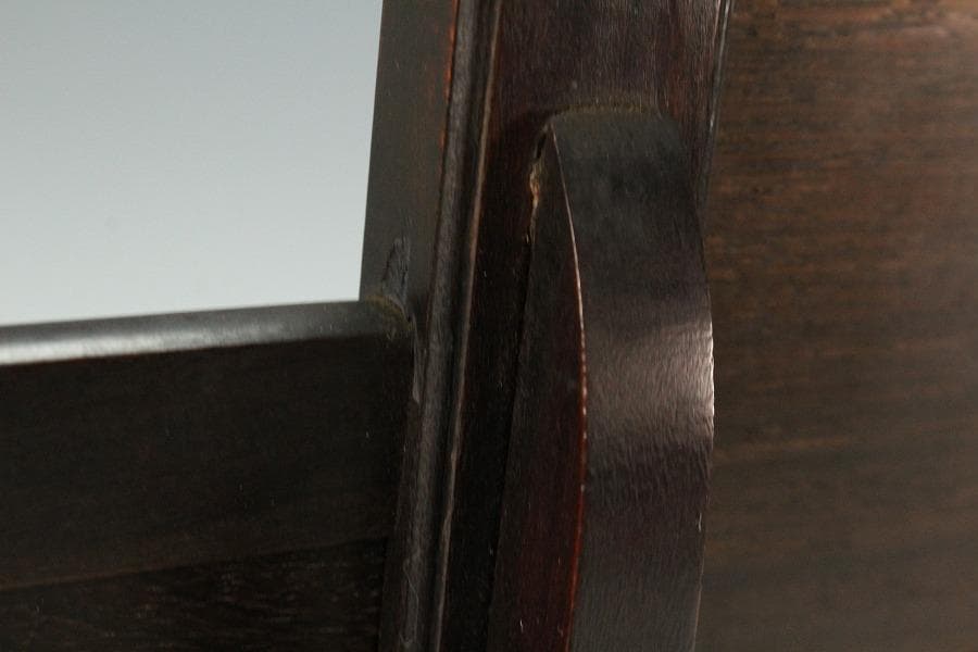 武具甲冑 刀掛 鍔紋透かし 木彫刻 時代物(K-YC460)