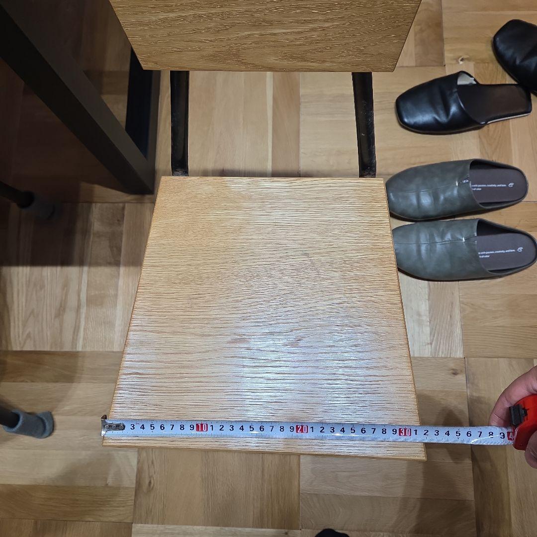 アンティーク椅子 木製座面