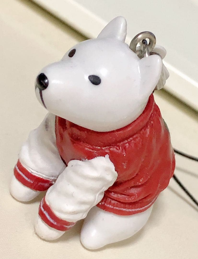 (新品未使用)激レアSoftBank BOSSジャン着たお父さん犬ストラップ