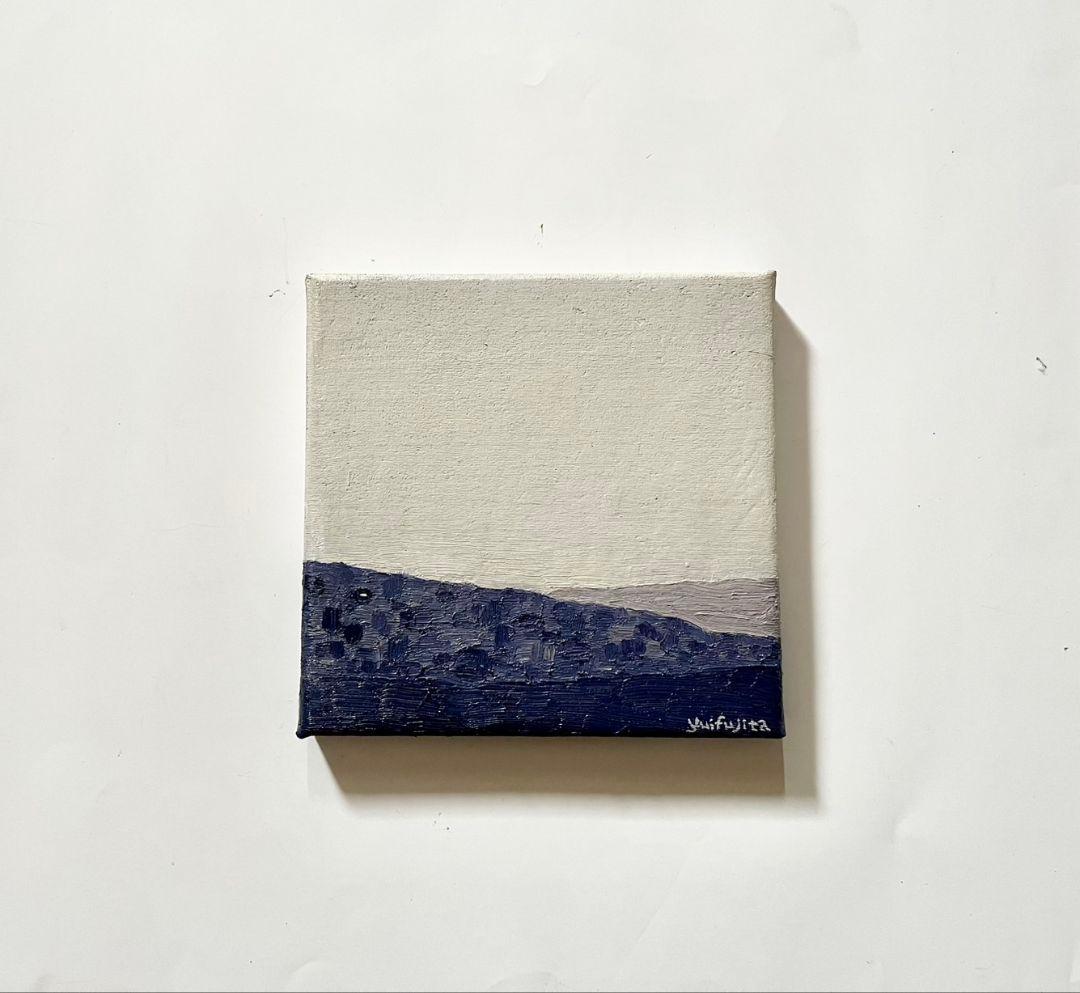 油彩画　小さな灯り