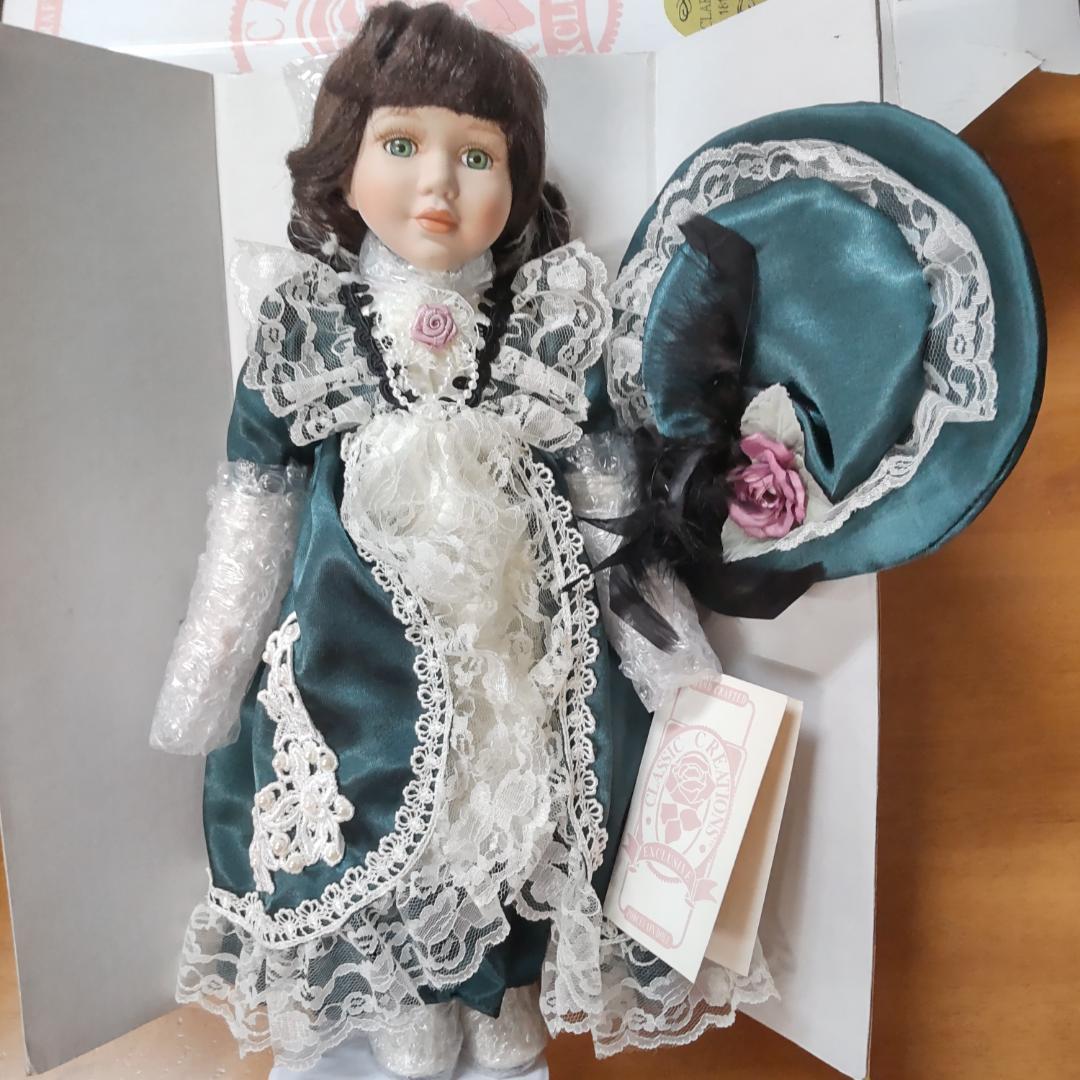 人形　ドール　ヴィンテージ　新品　西洋人形　ビスクドール