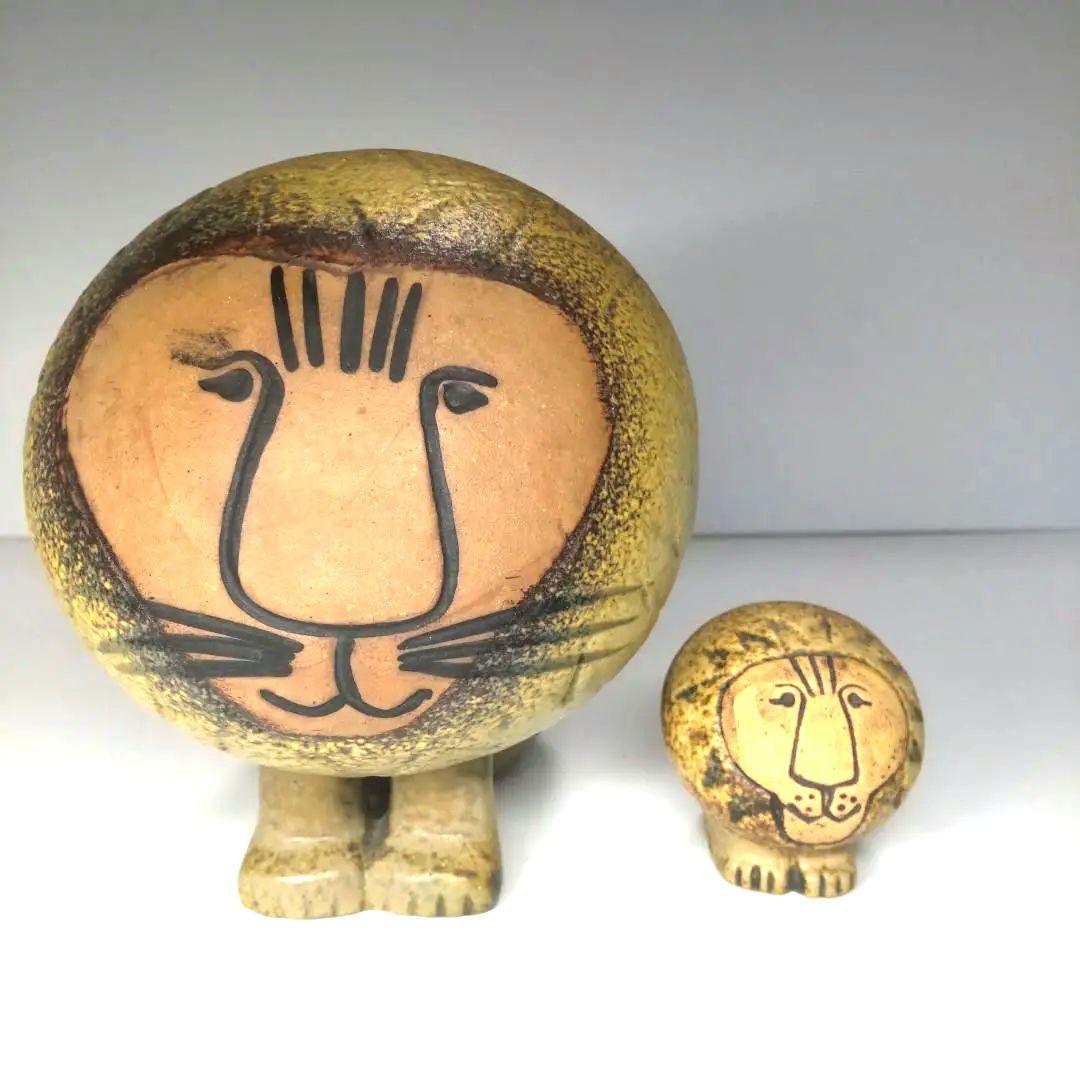 LISA LARSONリサラーソン Afrika LION ライオン 2点セット