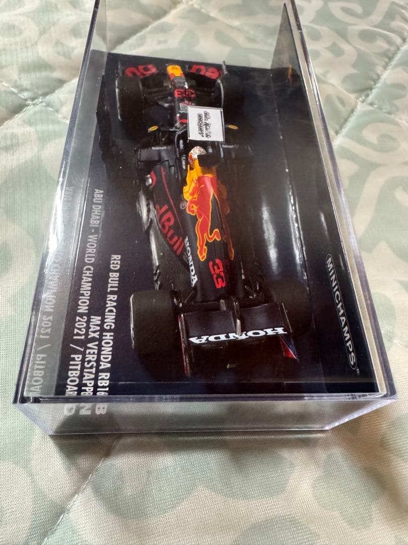 専用1/43M.フェルスタッペン ワールドチャンピオン 2021 アブダビ GP