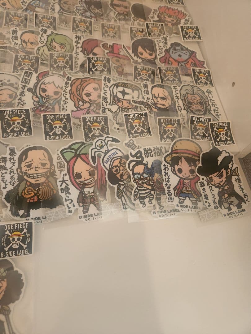 b-side label ステッカー ONE PIECEまとめ売り