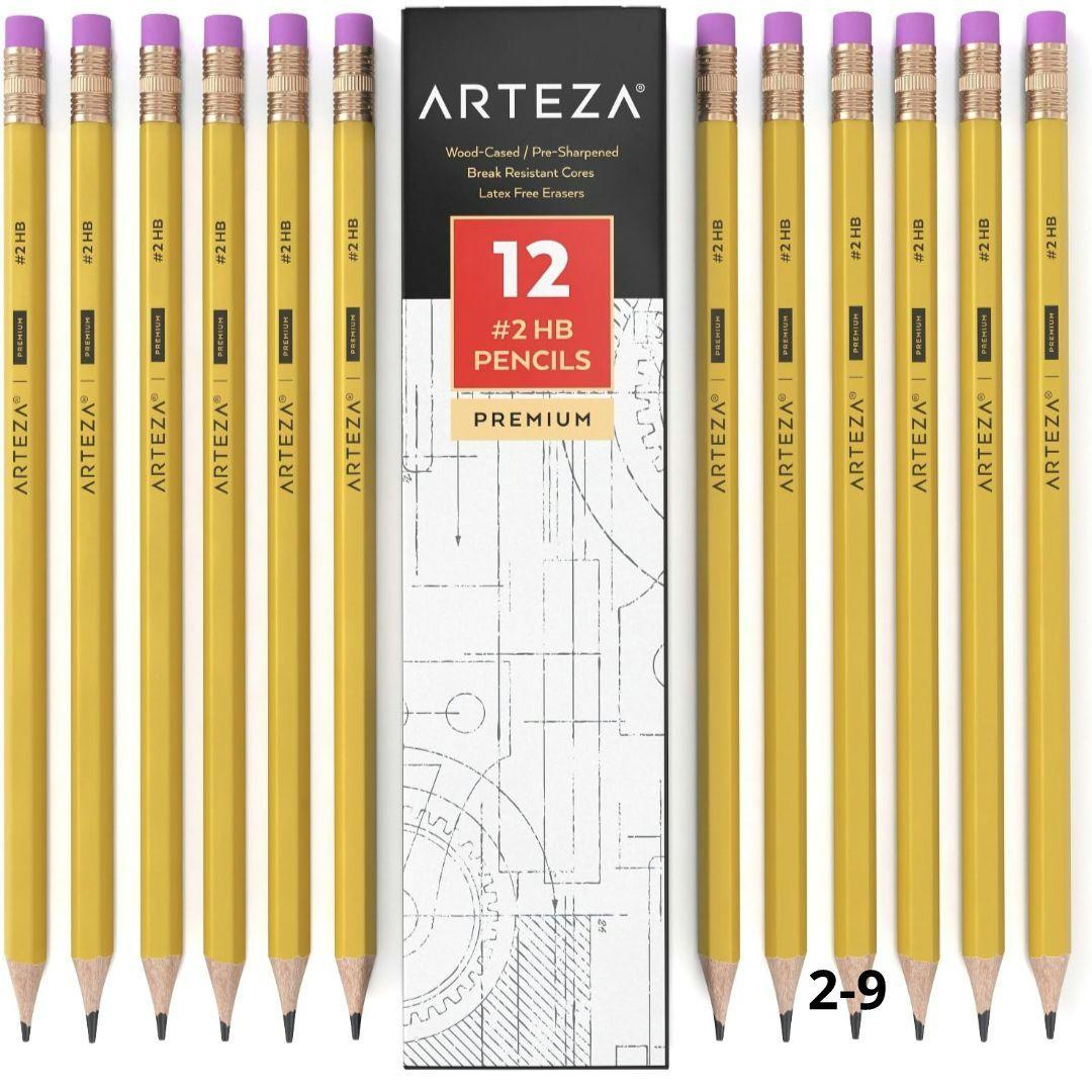 arteza # 2 HB鉛筆　6ダース 72本　新品