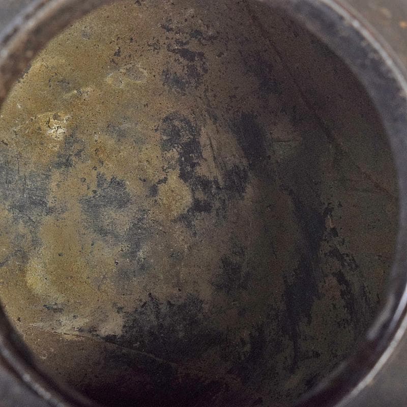 mini-fex　弥生式土器　黒釉　壷　C　R8453