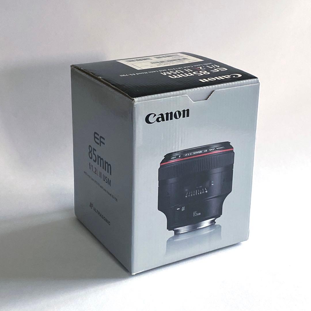 CANON EF85mm F1.2L II USM レンズ 元箱あり