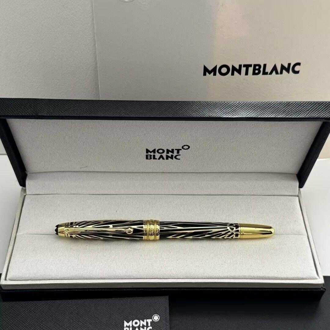 MONTBLANC 万年筆 黒と金