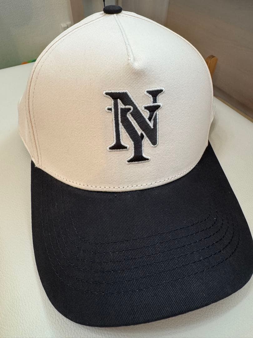 New York or Nowhere キャップ ホワイト/ブラック